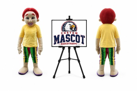 Woman Lady Girl Mascot Costume