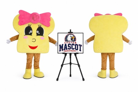 Bread Mascot Costume for Food Events