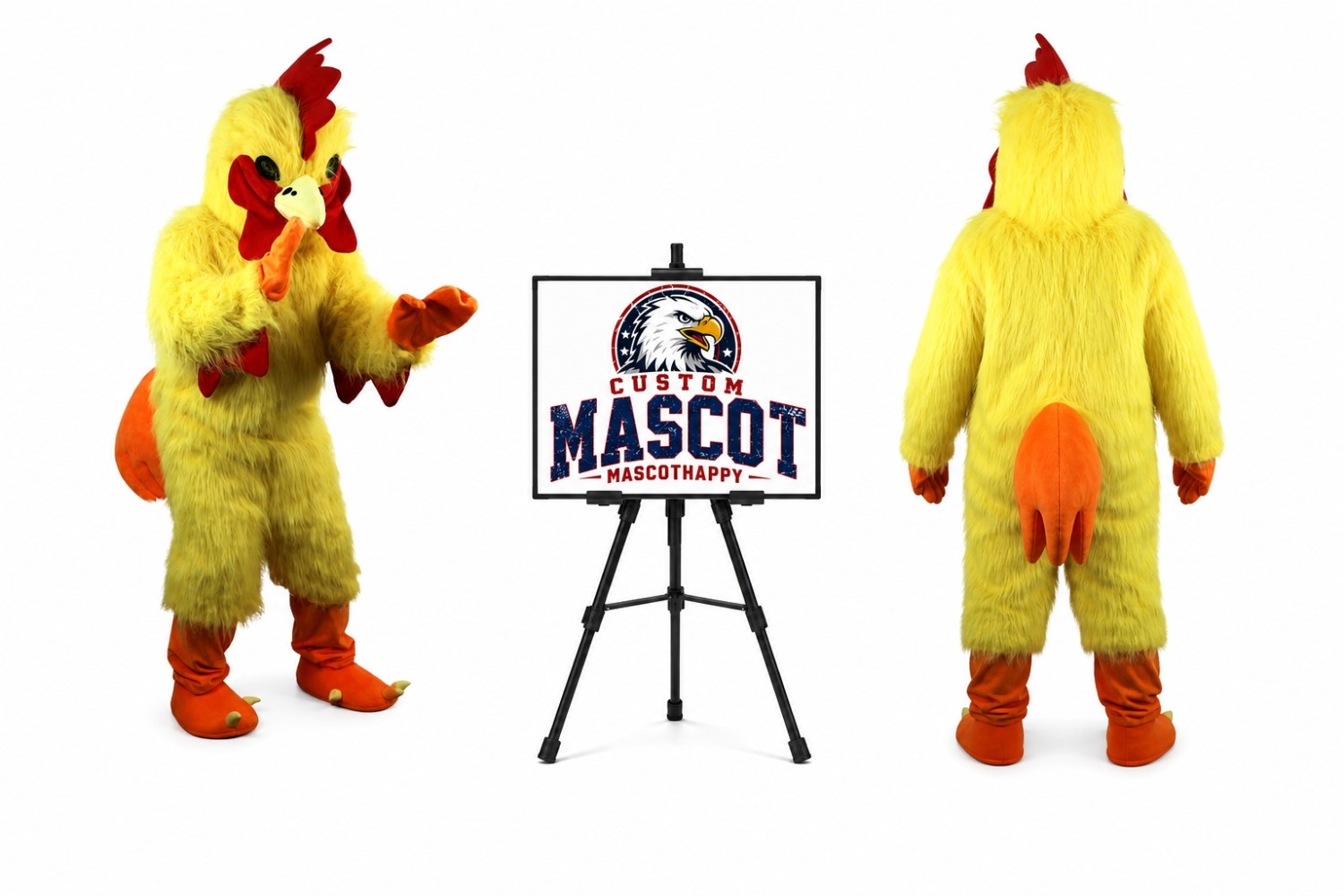 Cock Chicken Mascot Costume Cock Chicken Mascot Costume