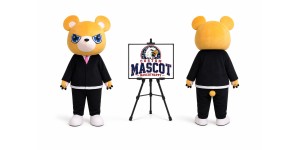 Married Plush Cartoon Bear Mascot Costume for Wedding Events Married Plush Cartoon Bear Mascot Costume for Wedding Events