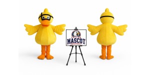 Diving Duck Mascot Costume Diving Duck Mascot Costume