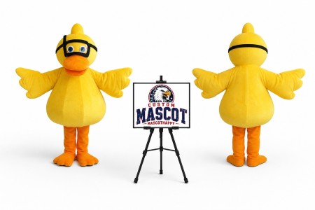 Diving Duck Mascot Costume