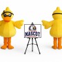 Diving Duck Mascot Costume