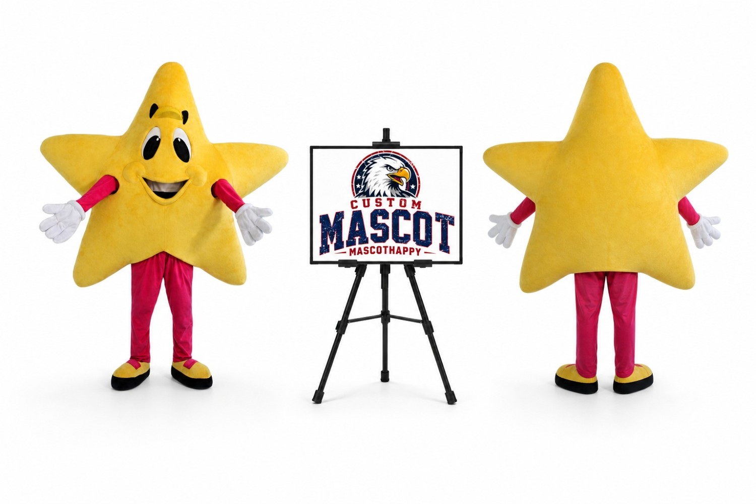 Five-Pointed Star Mascot Costume Five-Pointed Star Mascot Costume