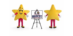 Five-Pointed Star Mascot Costume Five-Pointed Star Mascot Costume
