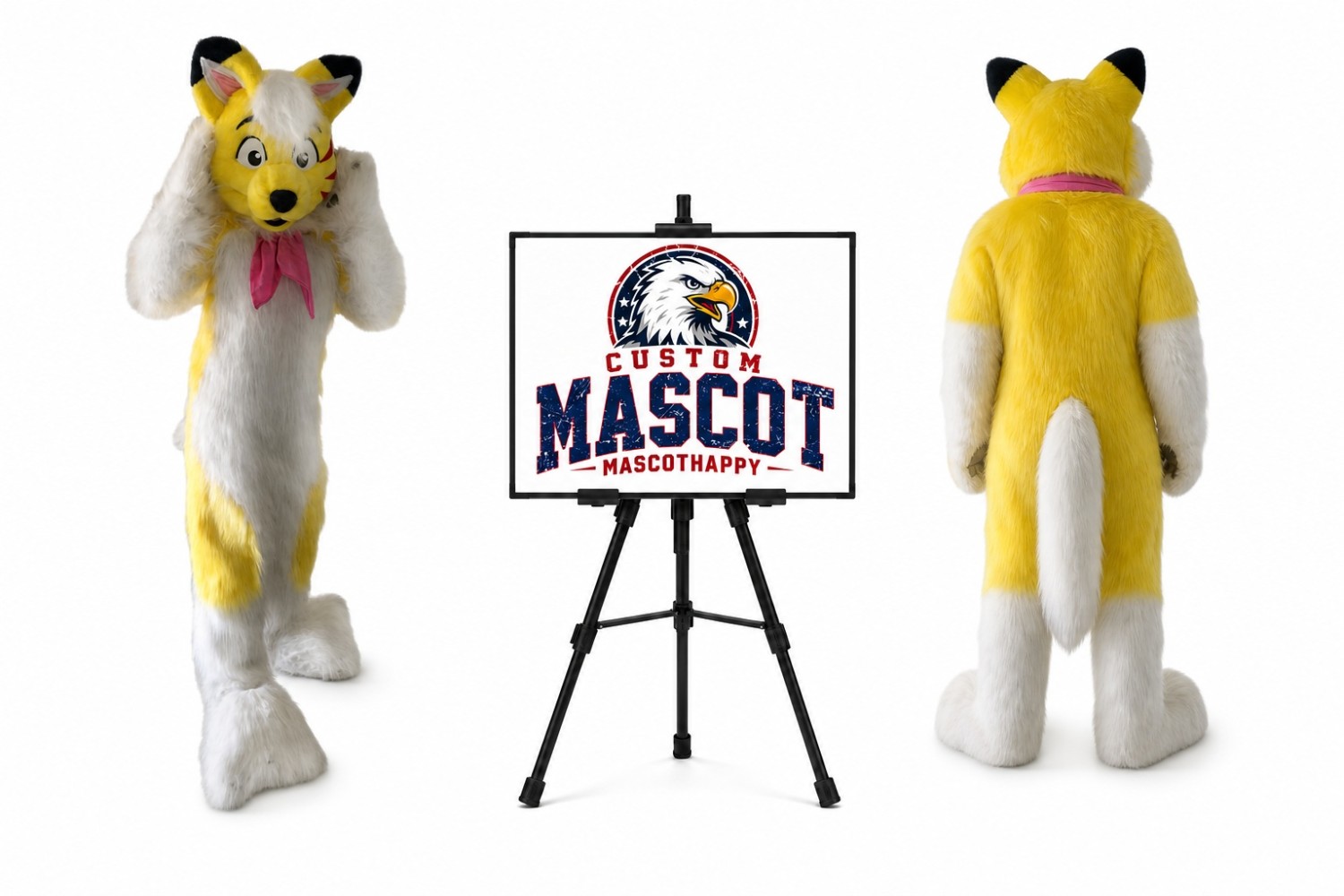 Fox Dog Husky Mascot Costume Fox Dog Husky Mascot Costume