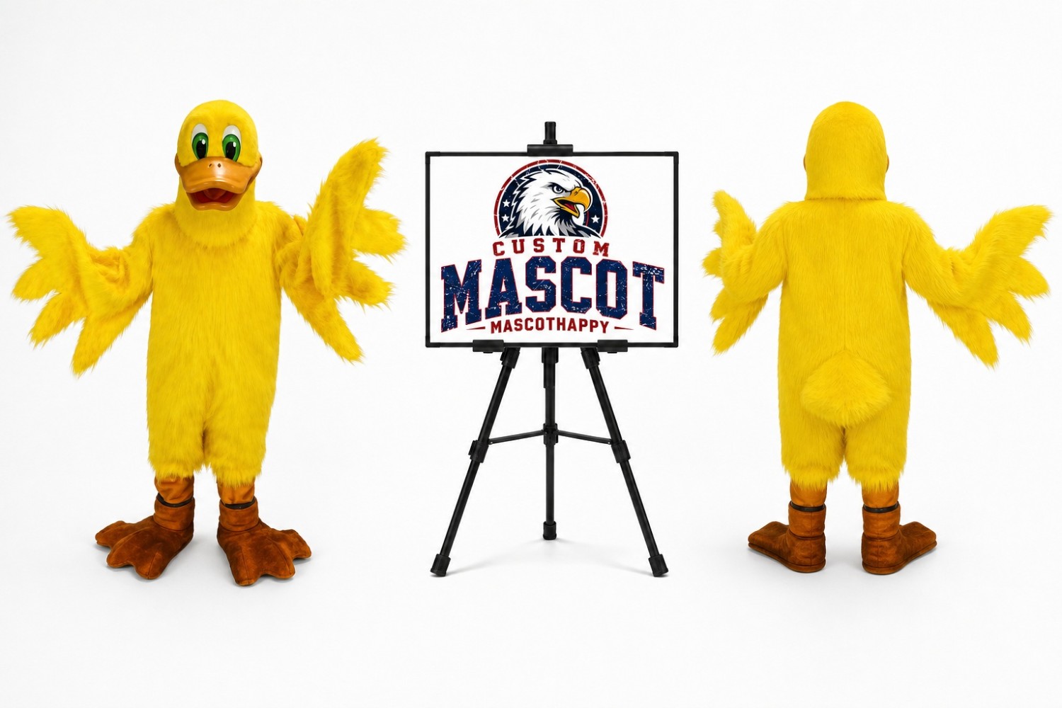 Lucky Duck Mascot Costume Lucky Duck Mascot Costume