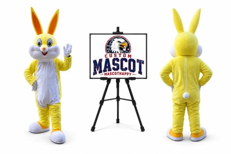 Rabbit Bunny Easter Mascot Costume for Easter Events