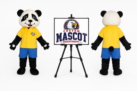 Shirt Panda Mascot Costume
