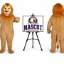 Mean Lion Mascot Costume
