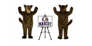 Mean Wolf Mascot Costume Mean Wolf Mascot Costume