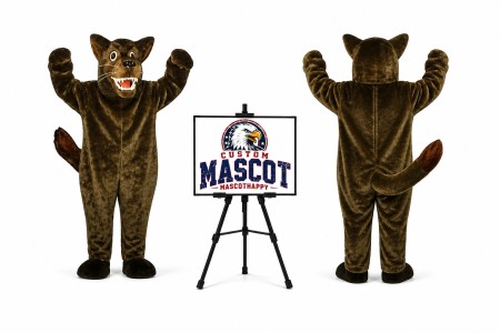 Mean Wolf Mascot Costume