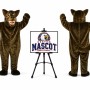 Mean Wolf Mascot Costume