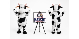 Milk Cow Dairy Cattle Mascot Costume Milk Cow Dairy Cattle Mascot Costume