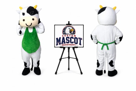 Milk Cow Mascot Costume