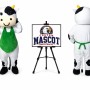 Milk Cow Mascot Costume