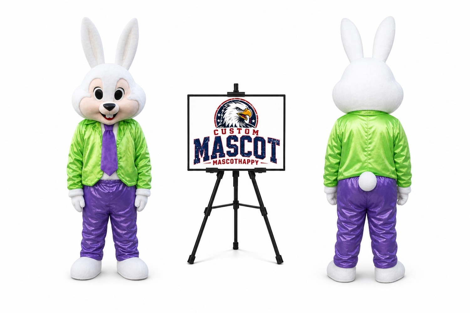 Mr Easter Bunny Mascot Costume for Easter Events Mr Easter Bunny Mascot Costume for Easter Events