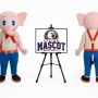 Pig Mascot Costume