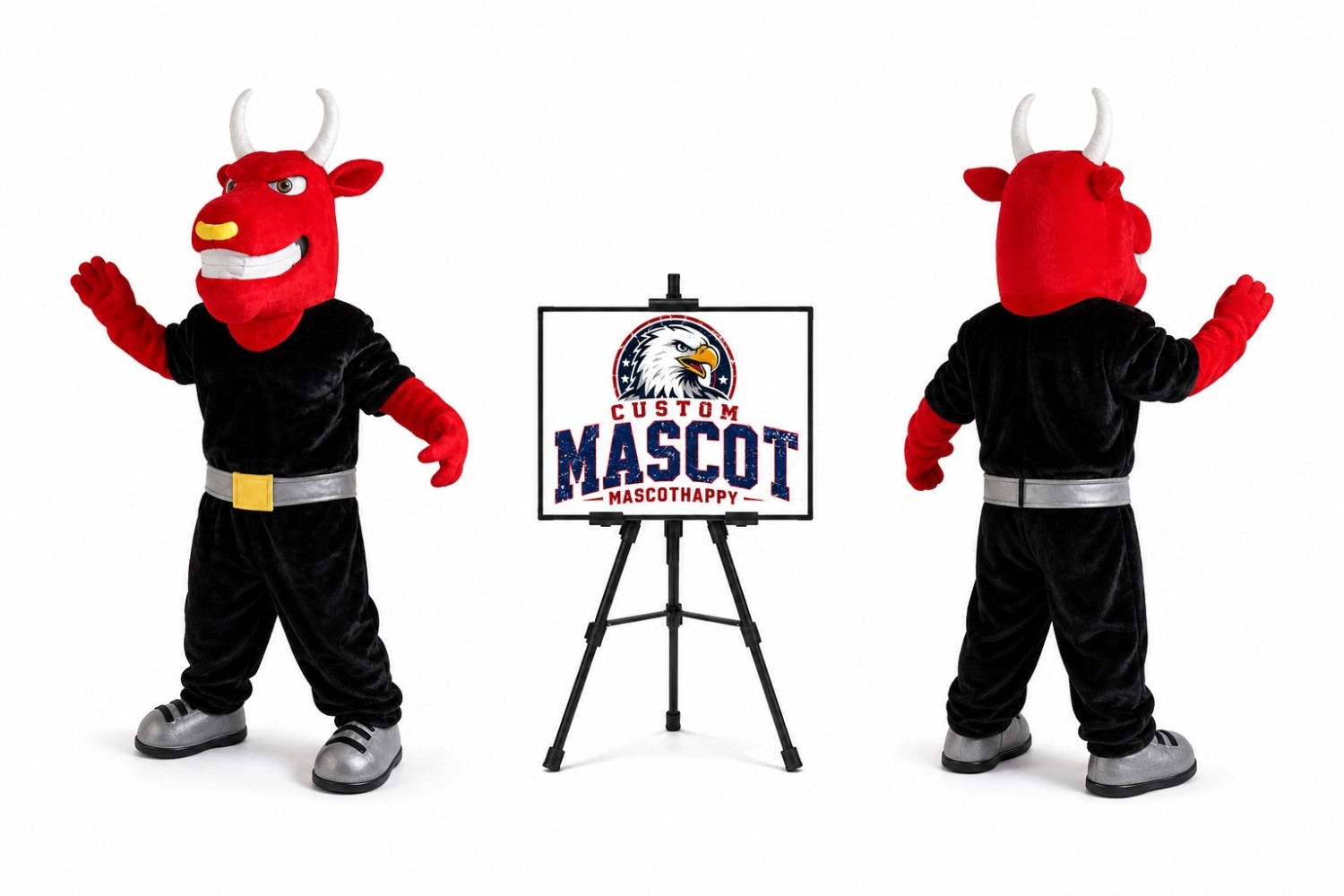 Muscle Bull Mascot Costume Muscle Bull Mascot Costume