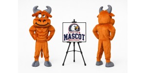 Muscle Stronge Ox Mascot Costume