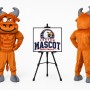 Muscle Stronge Ox Mascot Costume