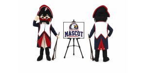 Napoleon Soldier Mascot Costume Napoleon Soldier Mascot Costume