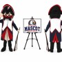 Napoleon Soldier Mascot Costume