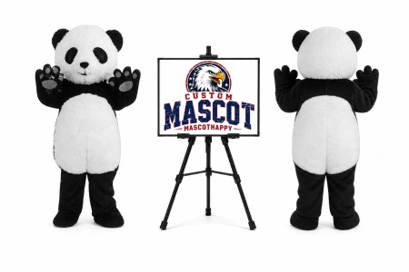 New Panda Mascot Costume
