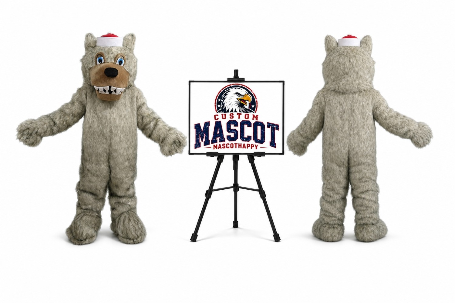 North Carolina Wolf Mascot Costume North Carolina Wolf Mascot Costume