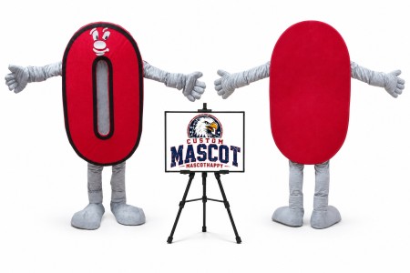Number 0 Mascot Costume