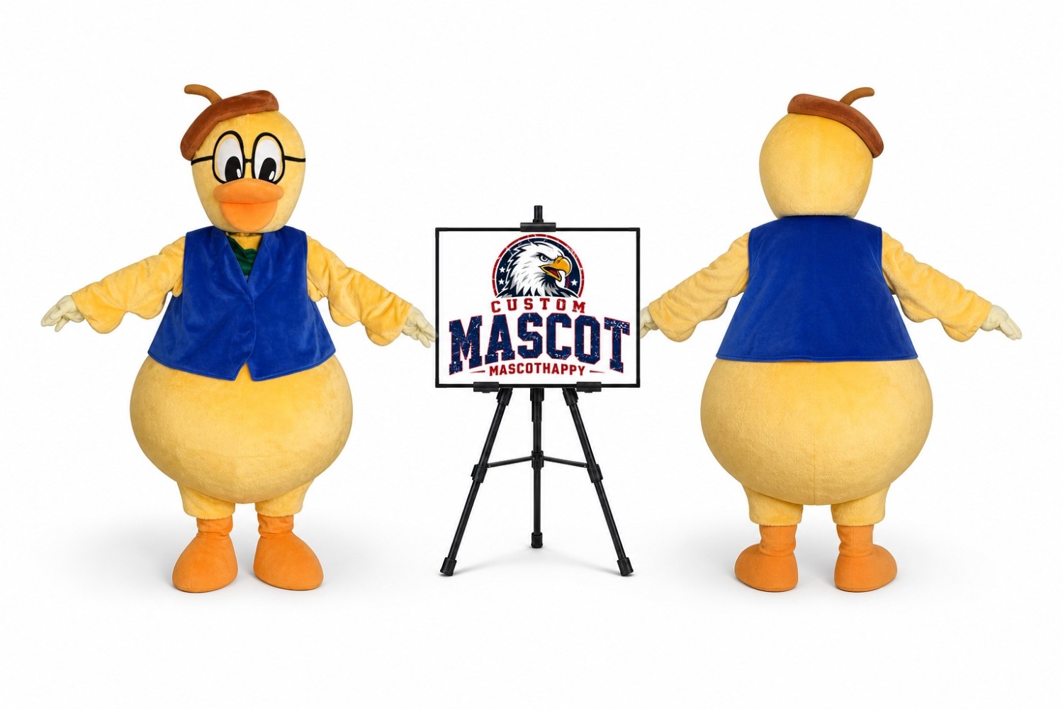 Old Duck Mascot Costume Old Duck Mascot Costume