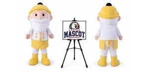 Old Man Mascot Costume Old Man Mascot Costume