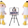 Old Man Mascot Costume