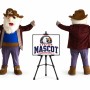 Old Pirate Halloween Mascot Costume for Halloween Events