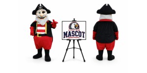 Old Pirate Mascot Costume for Parties Old Pirate Mascot Costume for Parties