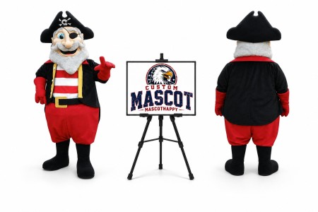 Old Pirate Mascot Costume for Parties