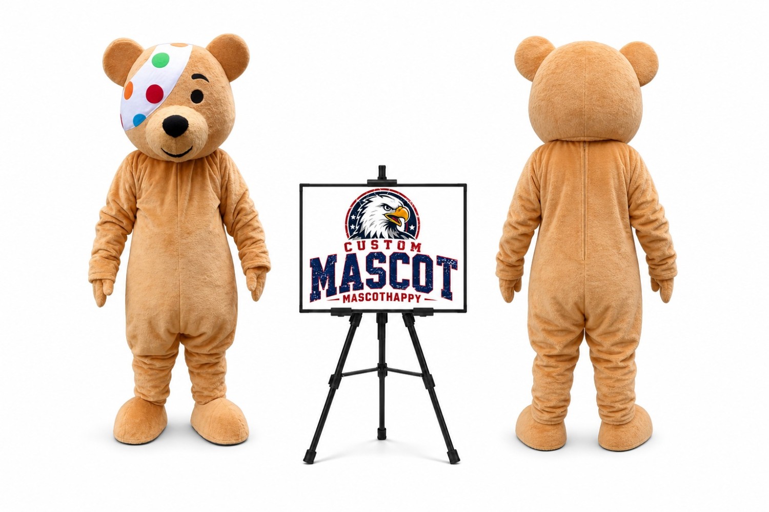 One Eye Bear Mascot Costume One Eye Bear Mascot Costume