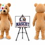 One Eye Bear Mascot Costume