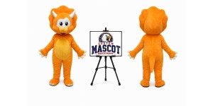 Dinosaur Triceratops Mascot Costume Dinosaur Triceratops Mascot Costume