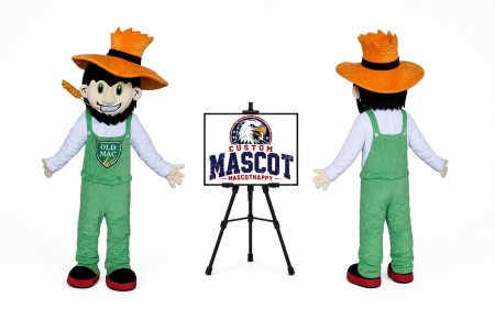 Hat Farmer Custom Mascot Costume