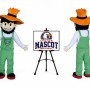 Hat Farmer Custom Mascot Costume