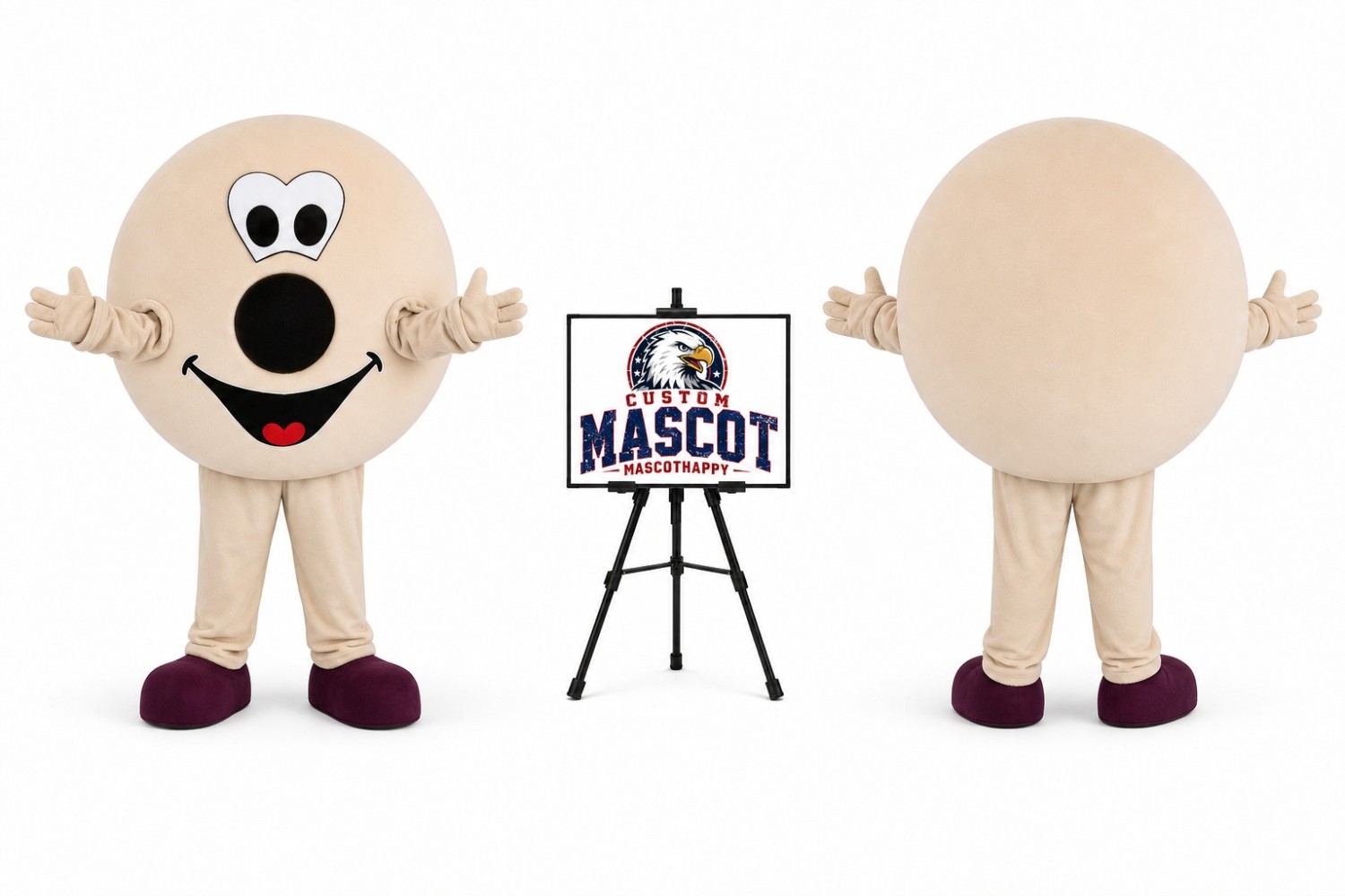 Pancake Donut Mascot Costume Pancake Donut Mascot Costume