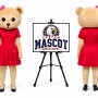 Panda Teddy Bear Mascot Head Mascot Costume