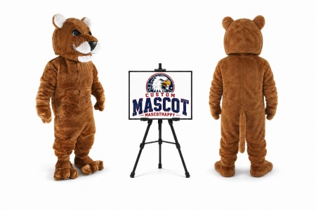 Panther Cougar Leopard Mascot Costume