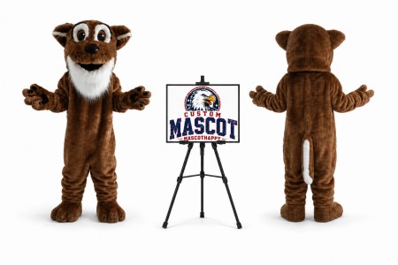 Panther Cougar Wildcat Mascot Costume