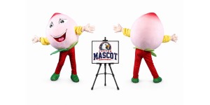Peach Mascot Costume Peach Mascot Costume