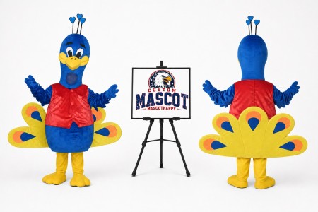 Peacock Bird Mascot Costume