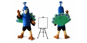 Peacock Mascot Costume Peacock Mascot Costume