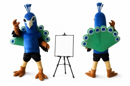 Peacock Mascot Costume
