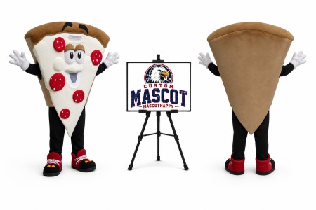 Pepperoni Pizza Mascot Costume